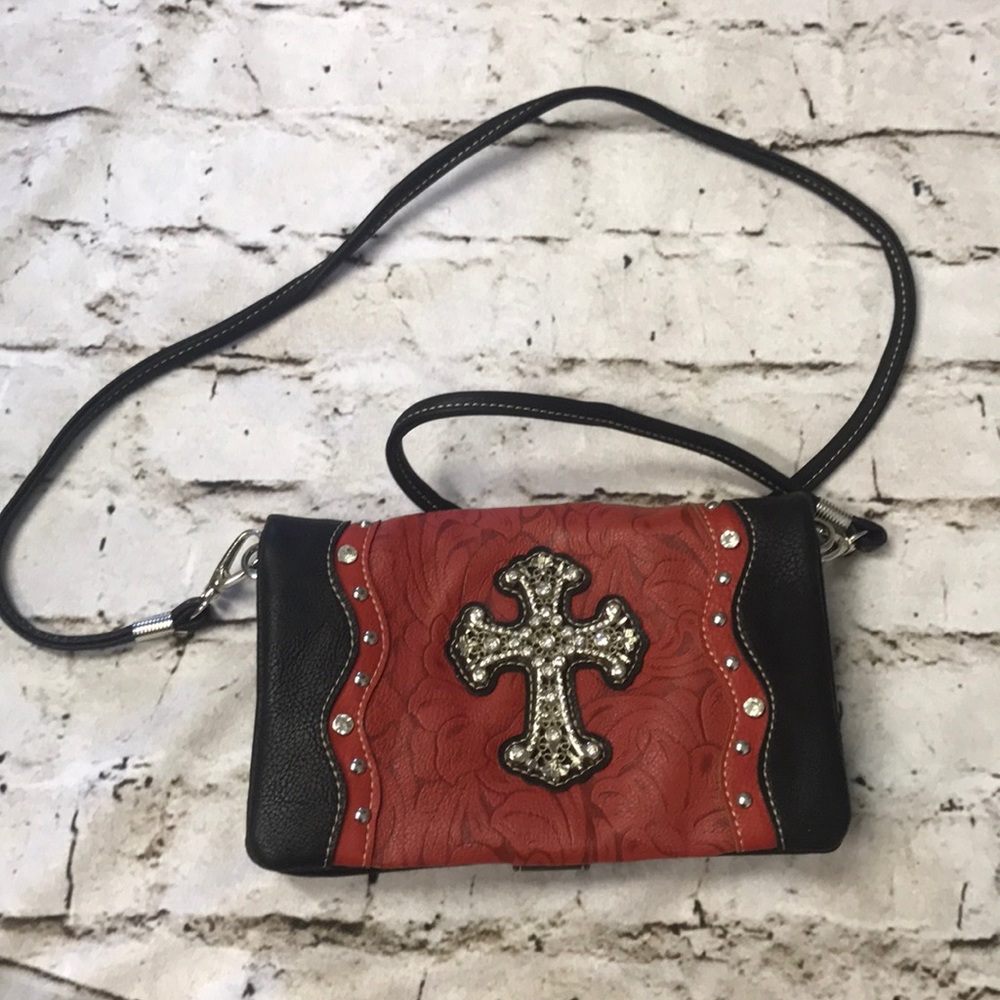 Bedazzled Rodeo Crossbody Wallet purse
